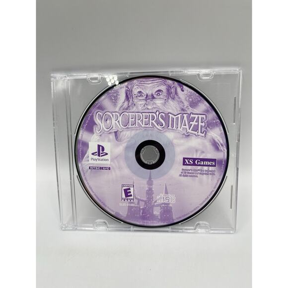 Sorcerer's Maze (Sony PlayStation 1, PS1) Disc With Case - Picture 1 of 5